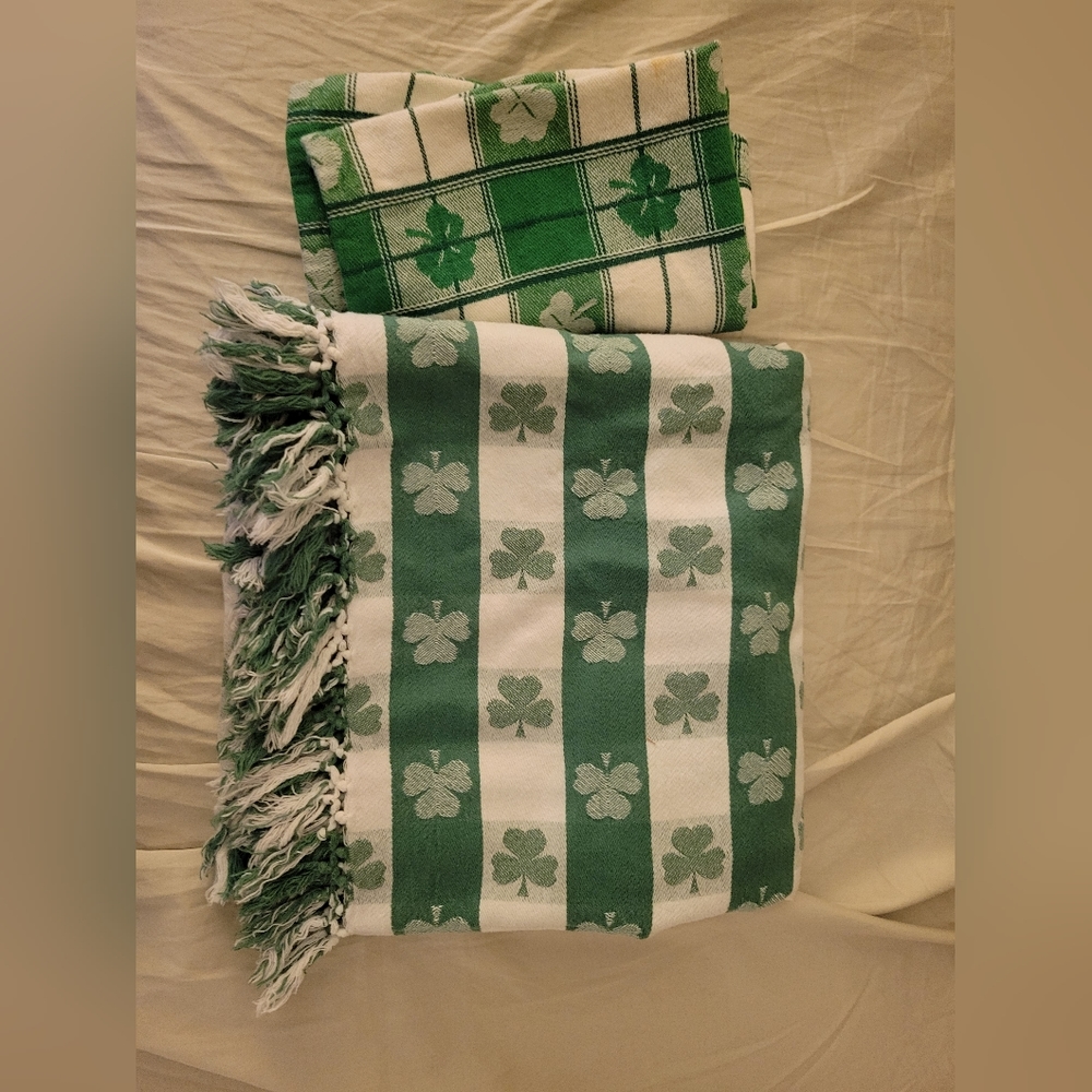 St Patricks Day Table Cloth and Napkins